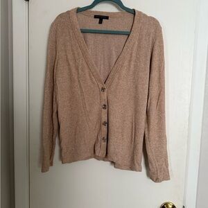 Banana Republic Beige Cardigan Sweater